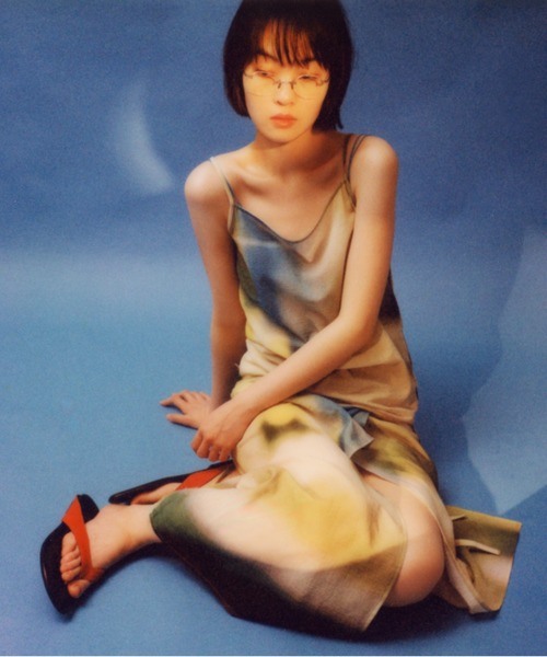 PAMM(パム)の「「たしかにそこにあった夜」のキャミソール(キャミソール・レディース・グリーン系/レッド系/ブルー系・1/2)」の17枚目の写真