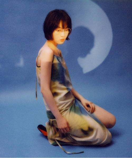 PAMM(パム)の「「たしかにそこにあった夜」のキャミソール(キャミソール・レディース・グリーン系/レッド系/ブルー系・1/2)」の19枚目の写真