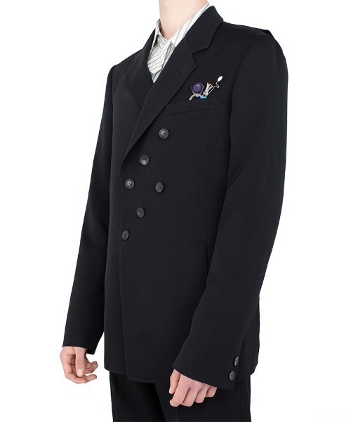 KIKO KOSTADINOV（キコ コスタディノフ）の「KIKO KOSTADINOV/キココスタディノフ/CSOMOR TAILORED JACKET（テーラードジャケット・メンズ・ブラック・46）」の3枚目の写真