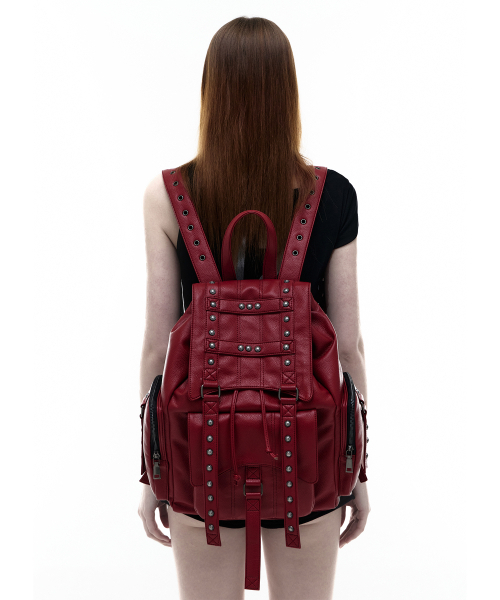 OPUS 0012(オーパス0012)の「Op. 10 VLAD STUDDED BACKPACK RED(バックパック/リュック・メンズ・その他・FREE)」の3枚目の写真