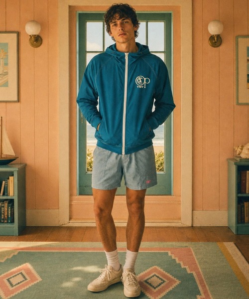 TMT（ティーエムティー）の「【TMT×Ocean Pacific】Pear NYLON COOL ZIP-UP PARKA（パーカー・メンズ・カーキ/ブラック/ブルー・X-LARGE/LARGE/MEDIUM/XX-LARGE）」の17枚目の写真
