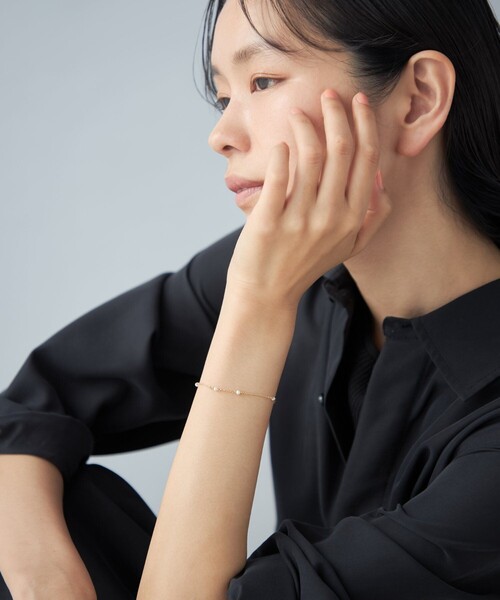 Jouete(ジュエッテ)の「ブレスレット パール(ブレスレット・レディース・イエローゴールド・FREE)」の7枚目の写真