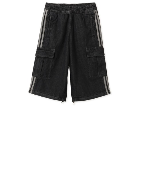 adidas（アディダス）の「adidas MID RISE 2-IN-1 DENIM PANT / アディダス ミッドライズ 2イン1 デニム パンツ（カーゴパンツ・レディース・ブラック・S/M/L）」の7枚目の写真