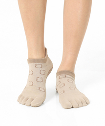 THUMBTOE（トント）の「ピラティス 滑り止め付き 五本指ソックス - Teddy（スポーツグッズ）」