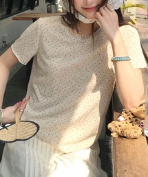 HALEY PESCA/小花柄プリント半袖トップス
