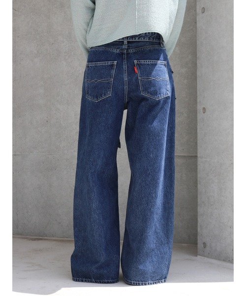 Ungrid（アングリッド）の「ビジューデザインカーブデニム（デニムパンツ・レディース・インディゴブルー・26inch/25inch/24inch）」の14枚目の写真