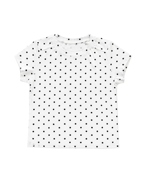 aimoha(アイモハ)の「ドット柄半袖Tシャツ(Tシャツ/カットソー・レディース・ブラック/ホワイト・M)」の15枚目の写真