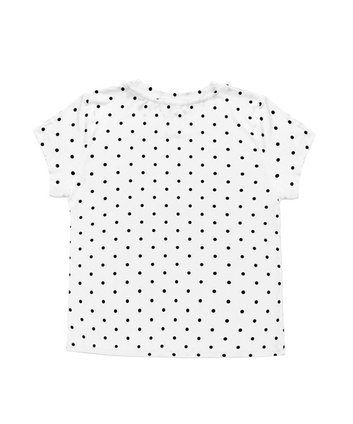 aimoha(アイモハ)の「ドット柄半袖Tシャツ(Tシャツ/カットソー・レディース・ブラック/ホワイト・M)」の14枚目の写真