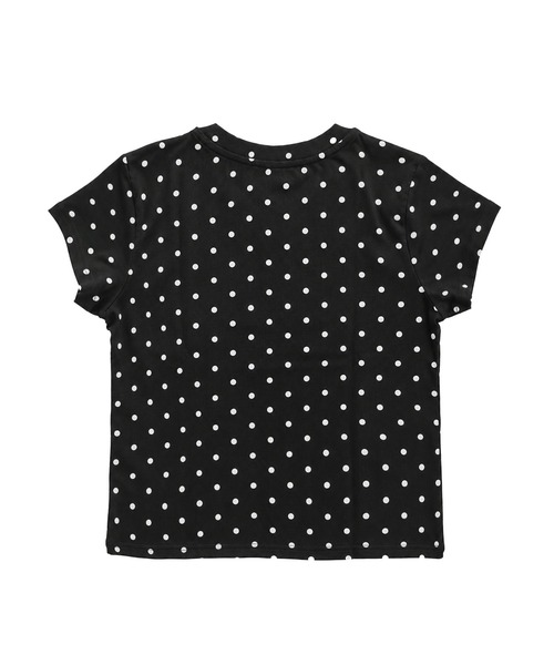 aimoha(アイモハ)の「ドット柄半袖Tシャツ(Tシャツ/カットソー・レディース・ブラック/ホワイト・M)」の12枚目の写真