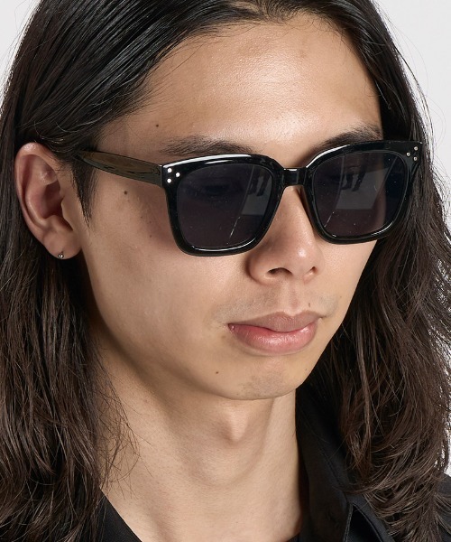 NO ID.（ノーアイディ）の「mko13720-ﾜｲﾄﾞｽｸｴｱｻﾝｸﾞﾗｽ(859213-524Z)（サングラス・メンズ・ブラック・ONE SIZE）」の2枚目の写真