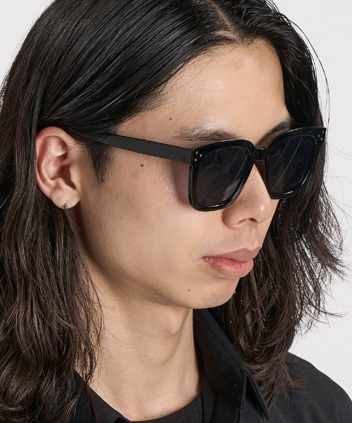 NO ID.（ノーアイディ）の「mko13720-ﾜｲﾄﾞｽｸｴｱｻﾝｸﾞﾗｽ(859213-524Z)（サングラス・メンズ・ブラック・ONE SIZE）」の3枚目の写真