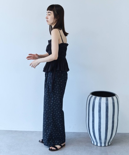 flaeu(フラユ)の「Flower Print Easy Pants(その他パンツ・レディース・アイボリー/ブラック・FREE)」の20枚目の写真