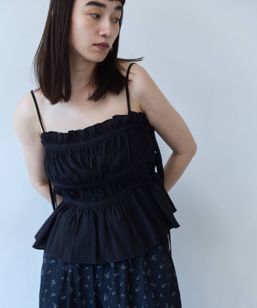 flaeu(フラユ)の「Flower Print Easy Pants(その他パンツ・レディース・アイボリー/ブラック・FREE)」の5枚目の写真
