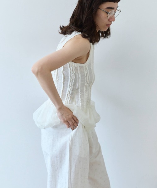 flaeu(フラユ)の「Flower Print Easy Pants(その他パンツ・レディース・アイボリー/ブラック・FREE)」の13枚目の写真