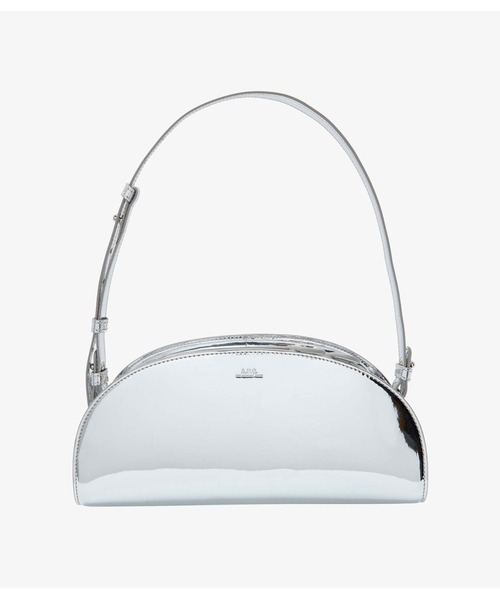 A.P.C.（アーペーセー）の「SAC DEMI-LUNE SHOULDER（ショルダーバッグ・レディース・シルバー・ONESIZE）」の2枚目の写真