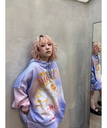 Desigual | Mickey Tie-Dye Gradient Hoodie/ミッキータイダイグラデーションパーカー(スウェット)