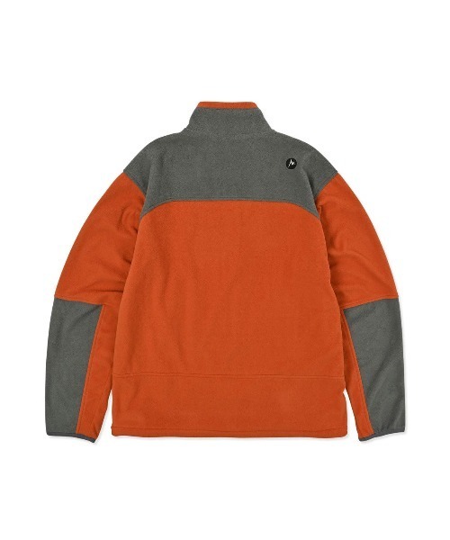 MARMOT(マーモット)の「MARMOT【マーモット】- フリース ジャケット【Polarlite Fleece Jacket PUMPKIN×KHAKI MTFW25MFL033】(その他アウター・メンズ・オレンジ・XL/XXL)」の2枚目の写真