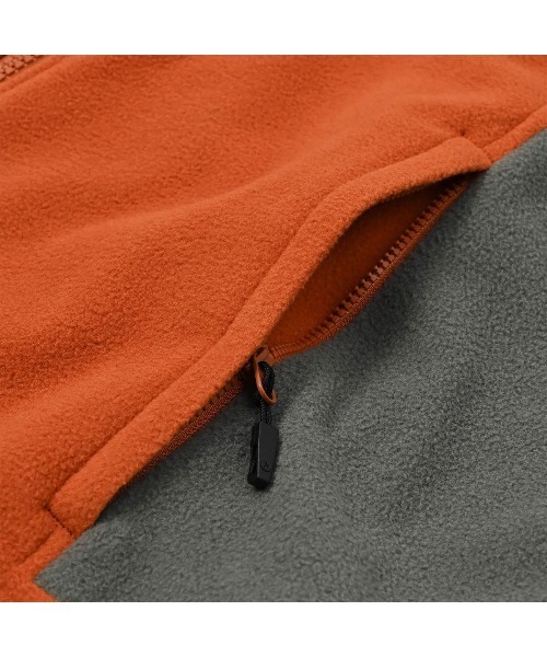 MARMOT(マーモット)の「MARMOT【マーモット】- フリース ジャケット【Polarlite Fleece Jacket PUMPKIN×KHAKI MTFW25MFL033】(その他アウター・メンズ・オレンジ・XL/XXL)」の6枚目の写真