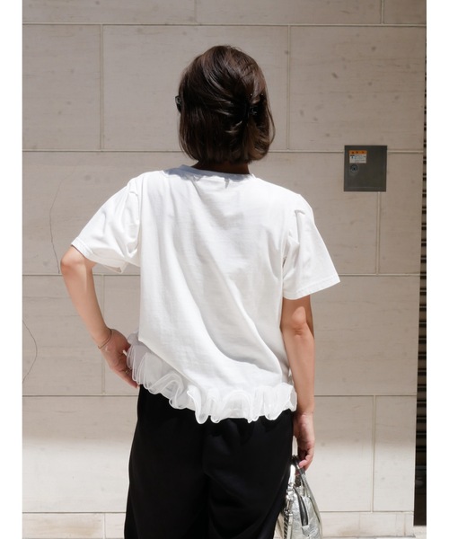 BeBeoD(べベッド)の「オーガンジーフリルヘムTシャツ(Tシャツ/カットソー・レディース・A/D/B/C・フリー)」の17枚目の写真
