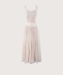 Romantic Lace Motif Backless Dress