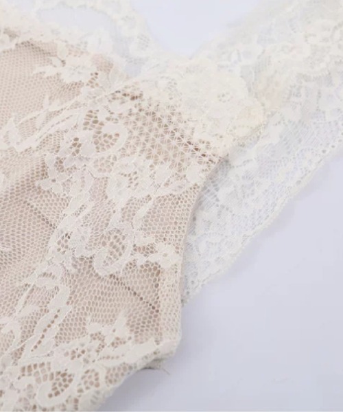 LA POMME petit(ラポミ・プチ)の「Romantic Lace Motif Backless Dress(ワンピース・レディース・アイボリー・FREE)」の3枚目の写真