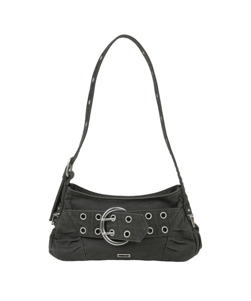 ORDINARY HOLIDAY（オーディナリー ホリデー）の「BELTED DETAIL BAG [CHARCOAL]（ショルダーバッグ・レディース・その他・FREE）」の3枚目の写真