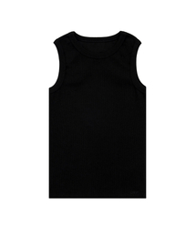 WOMENS BASIC SLEEVELESS BLACK