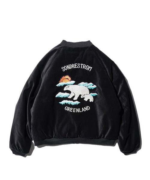 THRIFTY LOOK(スリフティールック)の「THRIFTY LOOK / スリフティールック SUNDERSTORM SOUVENIR PADDED BLOUSON サンダーストーム スーベニア 中綿ブルゾン(ブルゾン・メンズ・ブラック系その他/ブラック/ブラック系その他2・SMALL/MEDIUM/LARGE)」の2枚目の写真