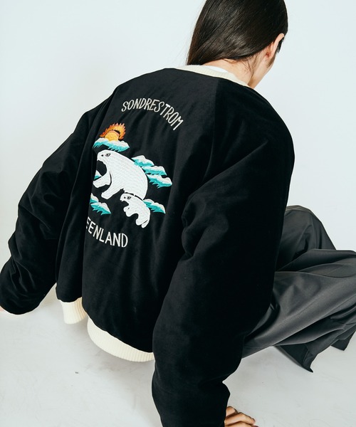 THRIFTY LOOK(スリフティールック)の「THRIFTY LOOK / スリフティールック SUNDERSTORM SOUVENIR PADDED BLOUSON サンダーストーム スーベニア 中綿ブルゾン(ブルゾン・メンズ・ブラック系その他/ブラック/ブラック系その他2・SMALL/MEDIUM/LARGE)」の5枚目の写真