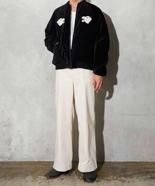 THRIFTY LOOK(スリフティールック)の「THRIFTY LOOK / スリフティールック SUNDERSTORM SOUVENIR PADDED BLOUSON サンダーストーム スーベニア 中綿ブルゾン(ブルゾン・メンズ・ブラック系その他/ブラック/ブラック系その他2・SMALL/MEDIUM/LARGE)」の9枚目の写真