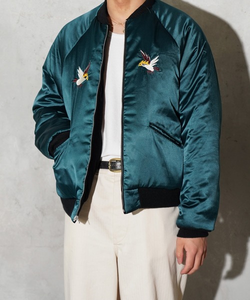 THRIFTY LOOK(スリフティールック)の「THRIFTY LOOK / スリフティールック SUNDERSTORM SOUVENIR PADDED BLOUSON サンダーストーム スーベニア 中綿ブルゾン(ブルゾン・メンズ・ブラック系その他/ブラック/ブラック系その他2・SMALL/MEDIUM/LARGE)」の10枚目の写真