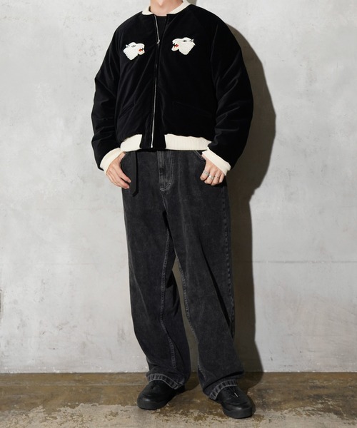 THRIFTY LOOK(スリフティールック)の「THRIFTY LOOK / スリフティールック SUNDERSTORM SOUVENIR PADDED BLOUSON サンダーストーム スーベニア 中綿ブルゾン(ブルゾン・メンズ・ブラック系その他/ブラック/ブラック系その他2・SMALL/MEDIUM/LARGE)」の14枚目の写真