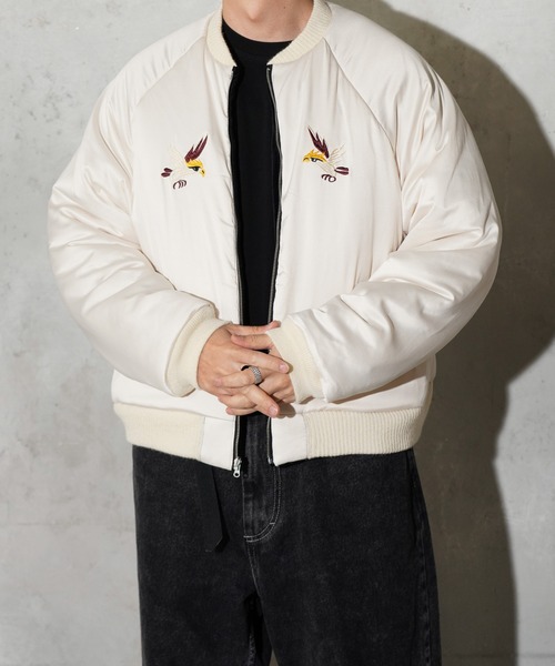 THRIFTY LOOK(スリフティールック)の「THRIFTY LOOK / スリフティールック SUNDERSTORM SOUVENIR PADDED BLOUSON サンダーストーム スーベニア 中綿ブルゾン(ブルゾン・メンズ・ブラック系その他/ブラック/ブラック系その他2・SMALL/MEDIUM/LARGE)」の15枚目の写真