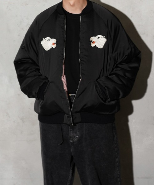 THRIFTY LOOK(スリフティールック)の「THRIFTY LOOK / スリフティールック SUNDERSTORM SOUVENIR PADDED BLOUSON サンダーストーム スーベニア 中綿ブルゾン(ブルゾン・メンズ・ブラック系その他/ブラック/ブラック系その他2・SMALL/MEDIUM/LARGE)」の17枚目の写真
