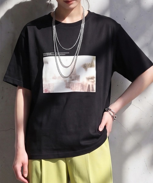 SELECT LEVERY(セレクトリベリー)の「フォトプリントTシャツ(Tシャツ/カットソー・レディース・チャコール/オフホワイト/ブラック・FREE)」の20枚目の写真
