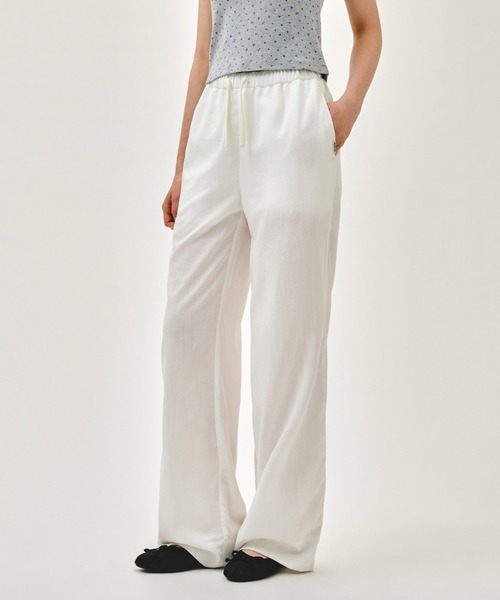 MARITHE + FRANCOIS GIRBAUD(マリテフランソワジルボー)の「W MARINE EASY PANTS(その他パンツ・レディース・ホワイト/ストライプ・MEDIUM/SMALL)」の1枚目の写真