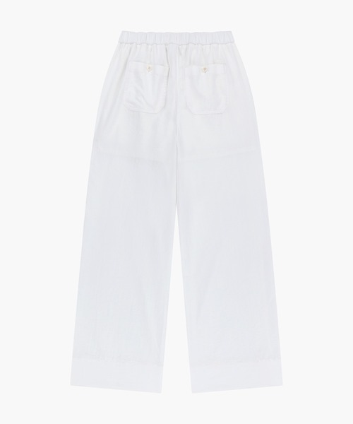 MARITHE + FRANCOIS GIRBAUD(マリテフランソワジルボー)の「W MARINE EASY PANTS(その他パンツ・レディース・ホワイト/ストライプ・MEDIUM/SMALL)」の8枚目の写真