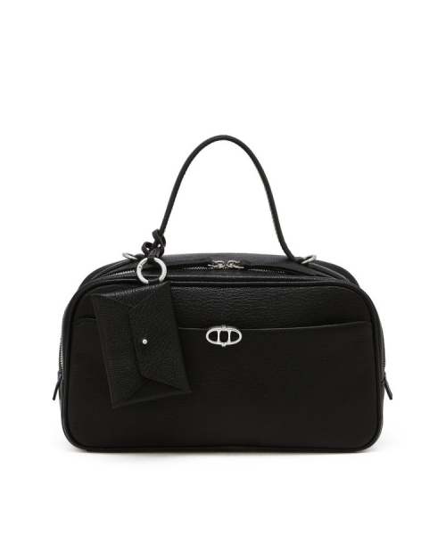 athe（アテ）の「[FIDELE] ブラックレザーフィデルトート兼クロスバッグ S AABA6F275BK（ショルダーバッグ・レディース・ブラック・FREE）」の2枚目の写真