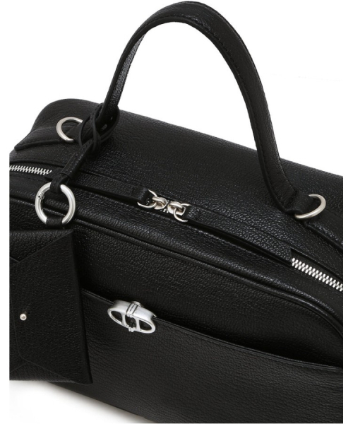 athe（アテ）の「[FIDELE] ブラックレザーフィデルトート兼クロスバッグ S AABA6F275BK（ショルダーバッグ・レディース・ブラック・FREE）」の9枚目の写真