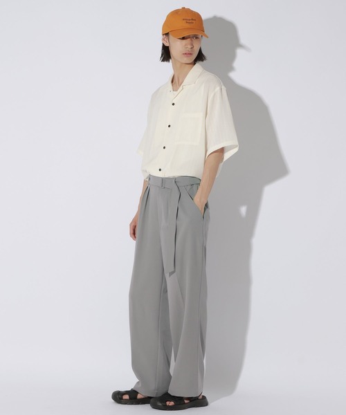 LAKOLE(ラコレ)の「ベルト付トラウザー2 / 1042747(スラックス・メンズ・ブラック/グレー/ベージュ・LARGE/MEDIUM)」の11枚目の写真
