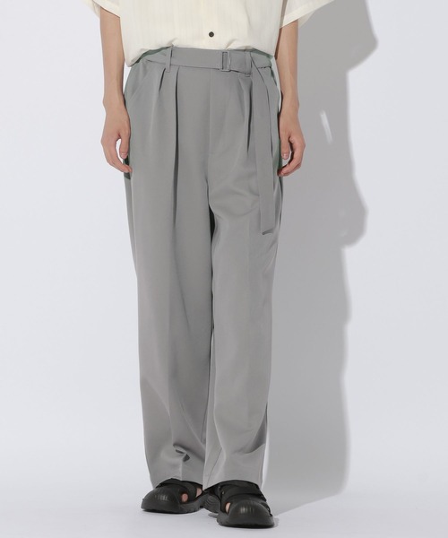 LAKOLE(ラコレ)の「ベルト付トラウザー2 / 1042747(スラックス・メンズ・ブラック/グレー/ベージュ・LARGE/MEDIUM)」の14枚目の写真