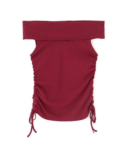 PROPORTION BODY DRESSING(プロポーションボディドレッシング)の「<a>ドロストオフショルカットソー / 1216269801(Tシャツ/カットソー・レディース・ブラック/ボルドー/ホワイト系その他・FREE)」の16枚目の写真