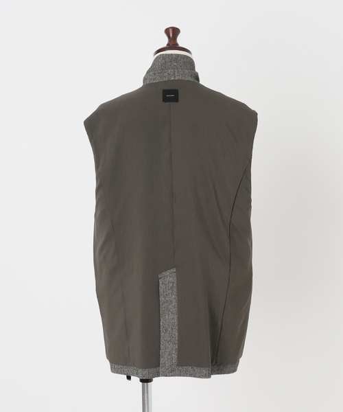 Spick & Span(スピックアンドスパン)の「《セットアップ可 / 》ネップツイードシングルブレストジレ(ベスト・レディース・ブラウン・38/36)」の18枚目の写真
