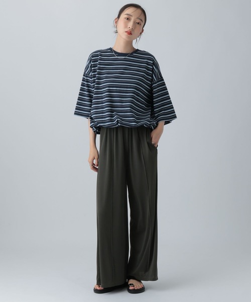 LEPSIM(レプシィム)の「シャイニーストレートパンツ 824690(その他パンツ・レディース・ブラック/ブラウン/チャコールグレー・FREE)」の16枚目の写真