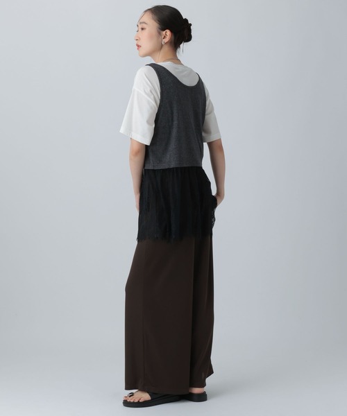 LEPSIM(レプシィム)の「シャイニーストレートパンツ 824690(その他パンツ・レディース・ブラック/ブラウン/チャコールグレー・FREE)」の21枚目の写真