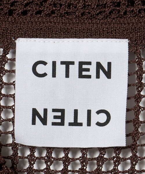 CITEN(シテン)の「<CITEN>フラワーモチーフニットカーディガン(カーディガン/ボレロ・レディース・オフホワイト/ブラウン系・FREE)」の21枚目の写真