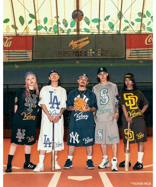 KEBOZ（ケボズ）の「KEBOZ × MLB SAN DIEGO PADRES MESH SHORTS（その他パンツ・メンズ・ブラウン・M/L/XL）」の3枚目の写真