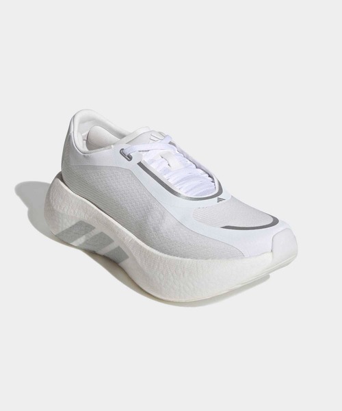 adidas(アディダス)の「ハイパーブースト エッジ ランニング / HYPERBOOST EDGE Running / ランニングシューズ / アディダス adidas(スニーカー・レディース・ホワイト×シルバー・22.0cm/22.5cm/23.0cm/23.5cm/24.0cm/24.5cm/25.0cm/25.5cm/26.0cm)」の4枚目の写真