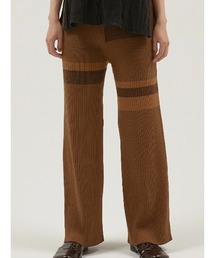 LA PEAU DE GEM | 【LA PEAU DE GEM】multi border knit pants/マルチボーダーニットパンツ(その他パンツ)