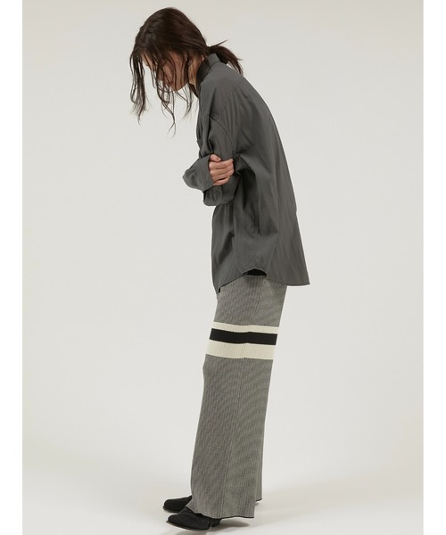 LA PEAU DE GEM(ラポドゥジェム)の「【LA PEAU DE GEM】multi border knit pants/マルチボーダーニットパンツ(その他パンツ・レディース・ブラック/ブラウン・MEDIUM/SMALL)」の11枚目の写真